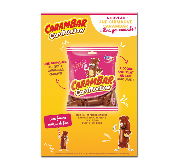 Carambar Minis Caramel Tendre - Sachet 200g | La Boutique Carambar & Co
